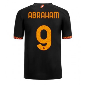 Lacne Muži Futbalové dres AS Roma Tammy Abraham #9 2023-24 Krátky Rukáv - Tretina